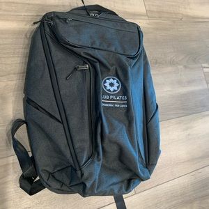 Lean laptop backpack day pack
